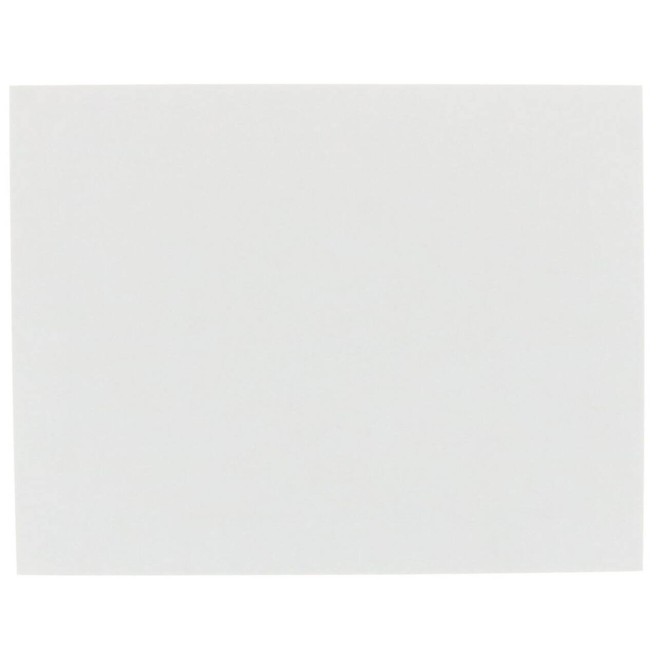 JAM Paper 4.25" x 5.5" White Blank Flat Note Cards